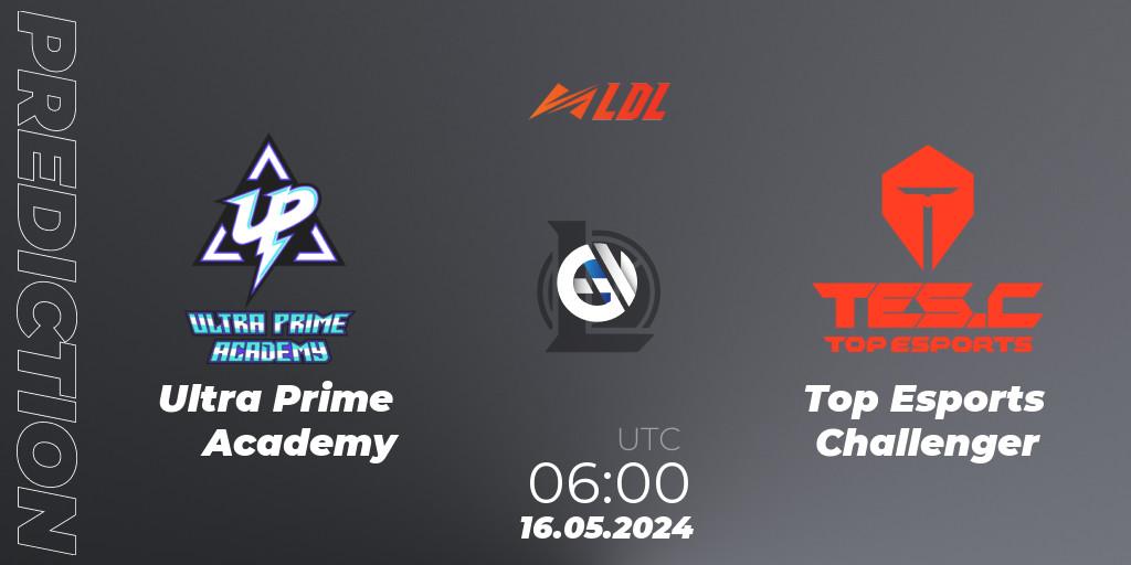 Ultra Prime Academy - Top Esports Challenger: Maç tahminleri. 16.05.2024 at 06:00, LoL, LDL 2024 - Stage 2