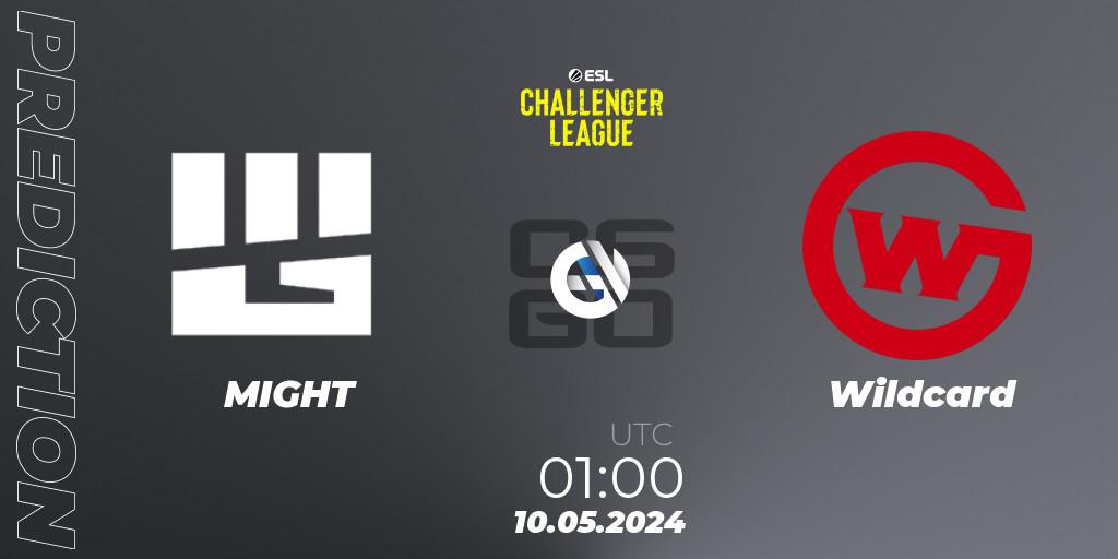 MIGHT - Wildcard: Maç tahminleri. 10.05.2024 at 00:00, Counter-Strike (CS2), ESL Challenger League Season 47: North America