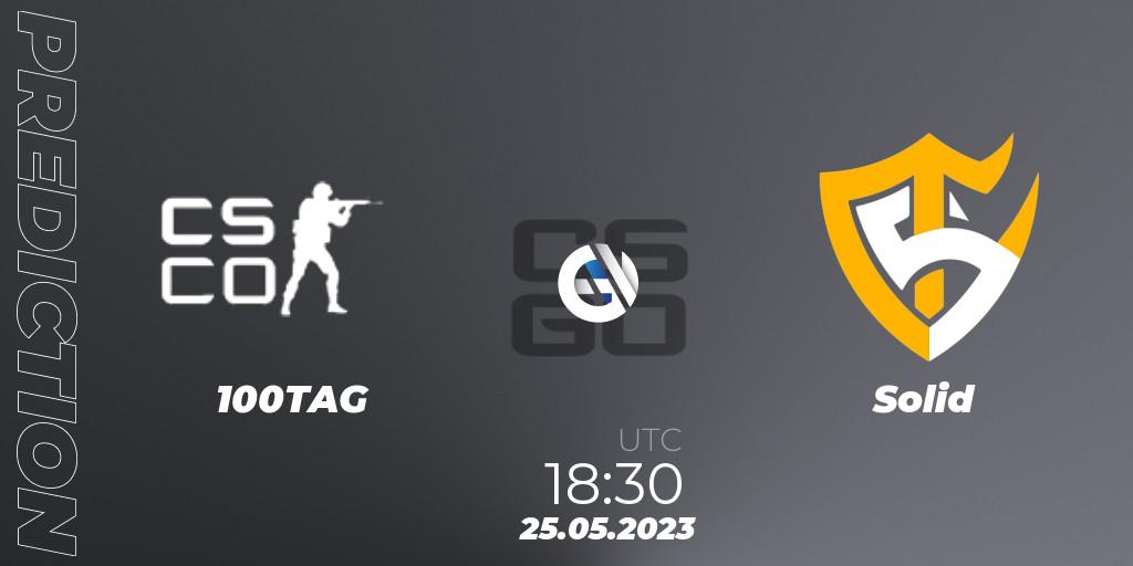 100TAG - Solid: Maç tahminleri. 25.05.2023 at 18:30, Counter-Strike (CS2), RedZone PRO League Season 3