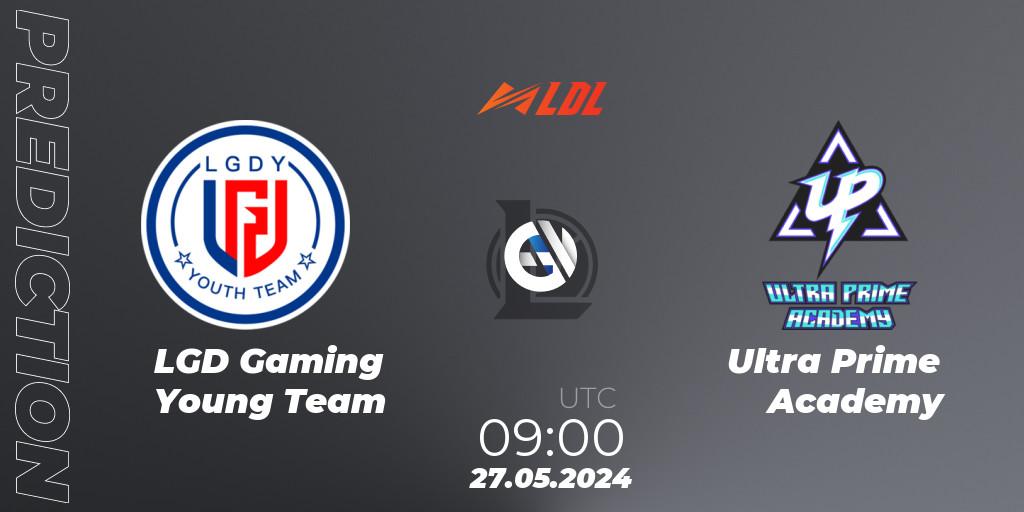 LGD Gaming Young Team - Ultra Prime Academy: Maç tahminleri. 27.05.2024 at 09:00, LoL, LDL 2024 - Stage 3