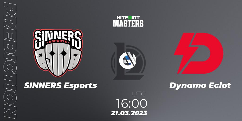 SINNERS Esports - Dynamo Eclot: Maç tahminleri. 21.03.2023 at 15:00, LoL, Hitpoint Masters Spring 2023
