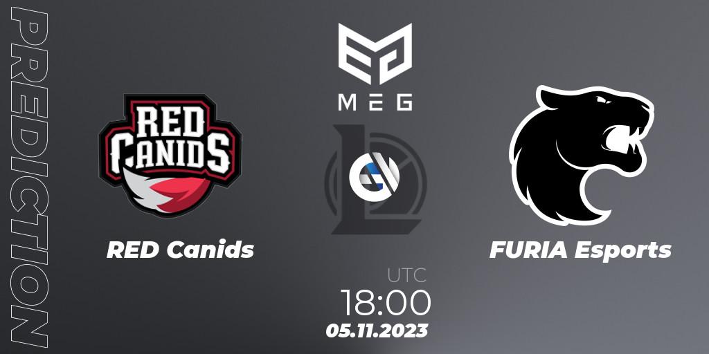 RED Canids - FURIA Esports: Maç tahminleri. 05.11.2023 at 18:00, LoL, MEG League of Legends 2023