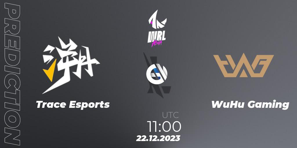 Trace Esports - WuHu Gaming: Maç tahminleri. 22.12.23, Wild Rift, WRL Asia 2023 - Season 2 - Regular Season