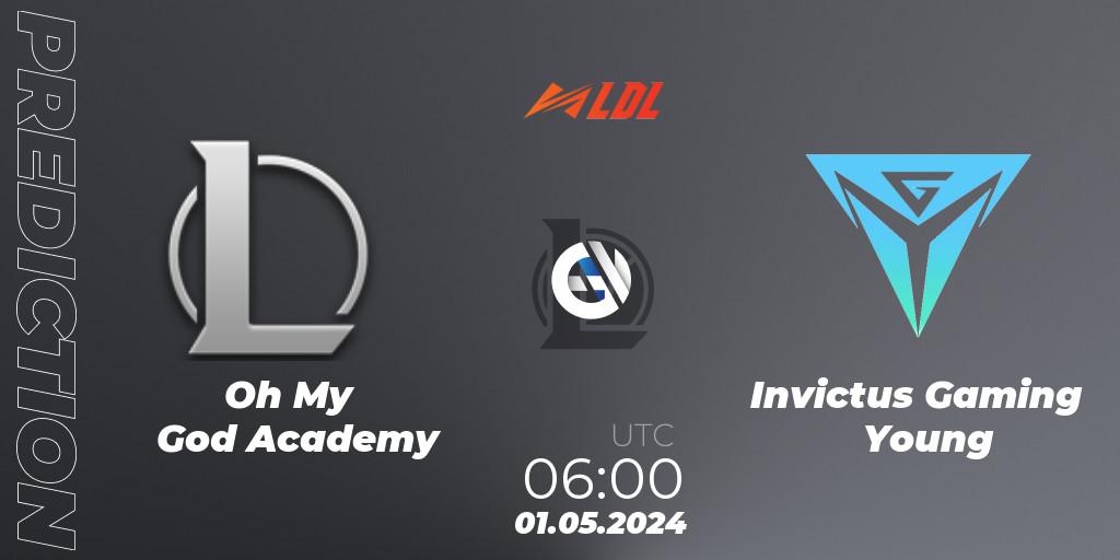 Oh My God Academy - Invictus Gaming Young: Maç tahminleri. 01.05.2024 at 06:00, LoL, LDL 2024 - Stage 2