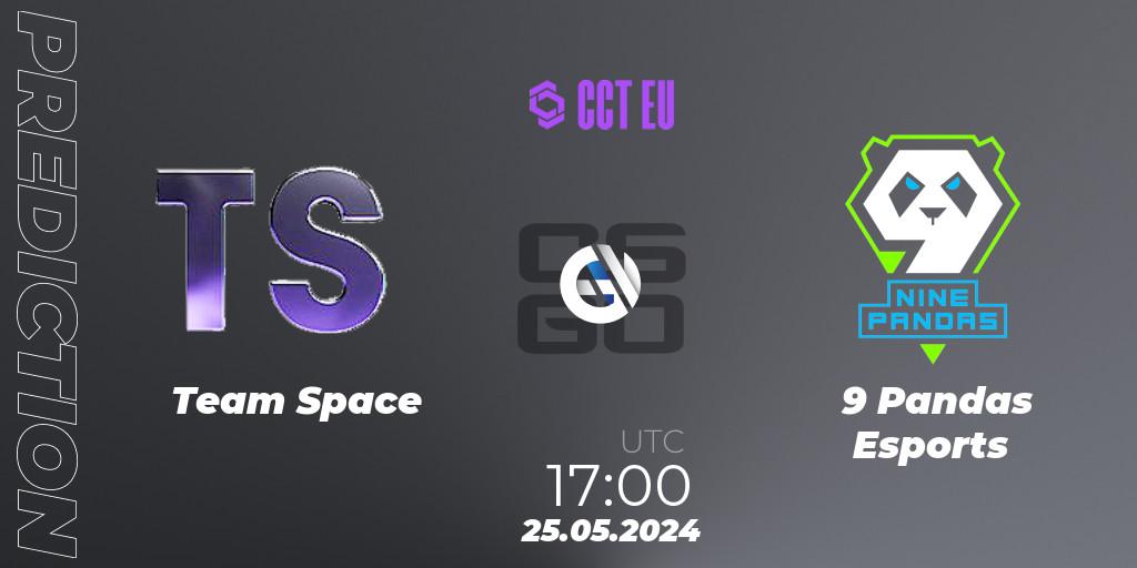 Team Space - 9 Pandas Esports: Maç tahminleri. 25.05.2024 at 17:50, Counter-Strike (CS2), CCT Season 2 European Series #3