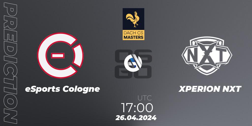 eSports Cologne - XPERION NXT: Maç tahminleri. 22.04.2024 at 18:00, Counter-Strike (CS2), DACH CS Masters Season 1: Division 2