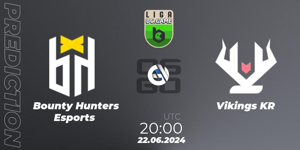 Bounty Hunters Esports - Vikings KR: Maç tahminleri. 27.06.2024 at 16:00, Counter-Strike (CS2), Dust2 Brasil Liga Season 3: Division 1