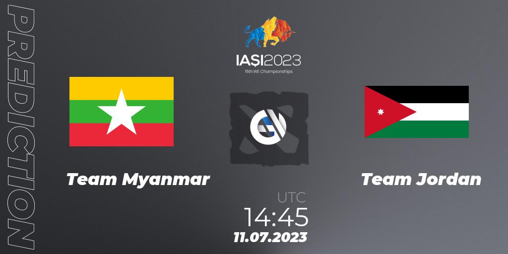 Team Myanmar - Team Jordan: Maç tahminleri. 11.07.2023 at 14:45, Dota 2, Gamers8 IESF Asian Championship 2023