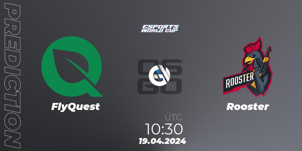 FlyQuest - Rooster: Maç tahminleri. 19.04.2024 at 10:30, Counter-Strike (CS2), Esports World Cup 2024: Oceanic Closed Qualifier
