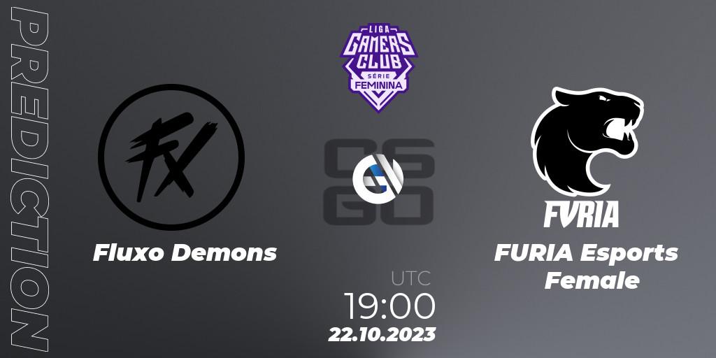 Fluxo Demons - FURIA Esports Female: Maç tahminleri. 22.10.2023 at 19:00, Counter-Strike (CS2), Gamers Club Liga Série Feminina: Super Edition 2023