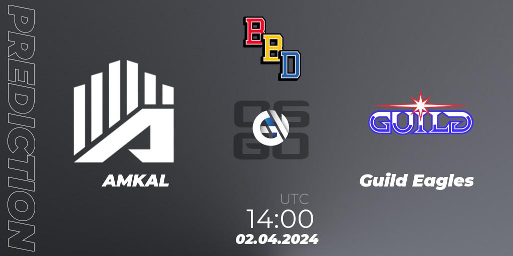 AMKAL - Guild Eagles: Maç tahminleri. 02.04.2024 at 14:00, Counter-Strike (CS2), BetBoom Dacha Belgrade 2024: European Qualifier