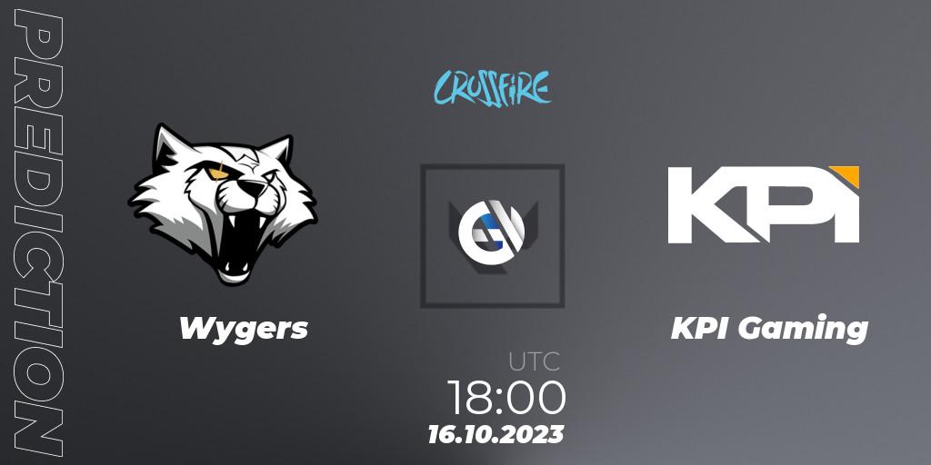 Wygers - KPI Gaming: Maç tahminleri. 16.10.2023 at 18:00, VALORANT, LVP - Crossfire Cup 2023: Contenders #2