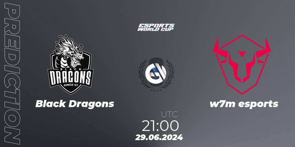 Black Dragons - w7m esports: Maç tahminleri. 30.06.2024 at 00:30, Rainbow Six, Esports World Cup 2024: Brazil CQ
