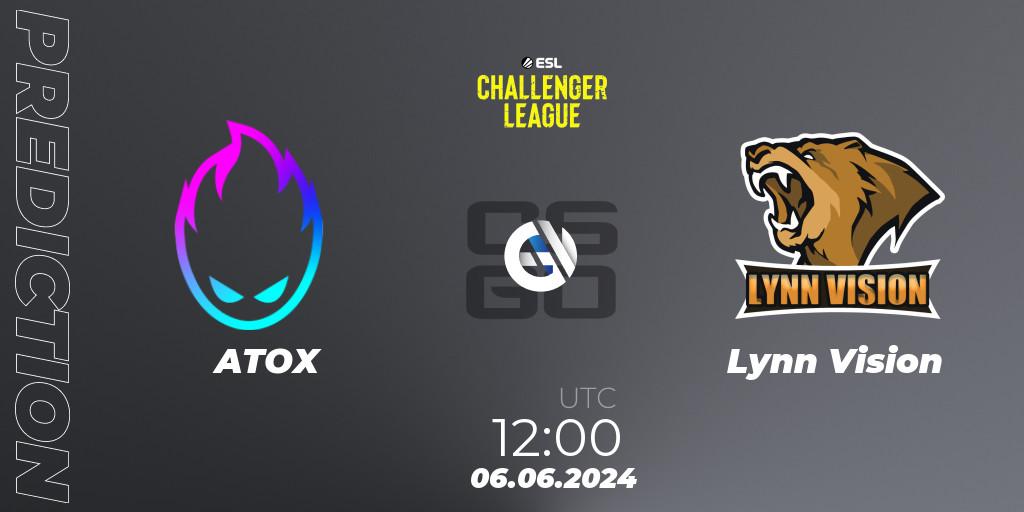 ATOX - Lynn Vision: Maç tahminleri. 06.06.2024 at 12:00, Counter-Strike (CS2), ESL Challenger League Season 47: Asia