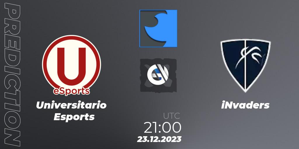 Universitario Esports - iNvaders: Maç tahminleri. 23.12.2023 at 21:00, Dota 2, FastInvitational DotaPRO Season 2