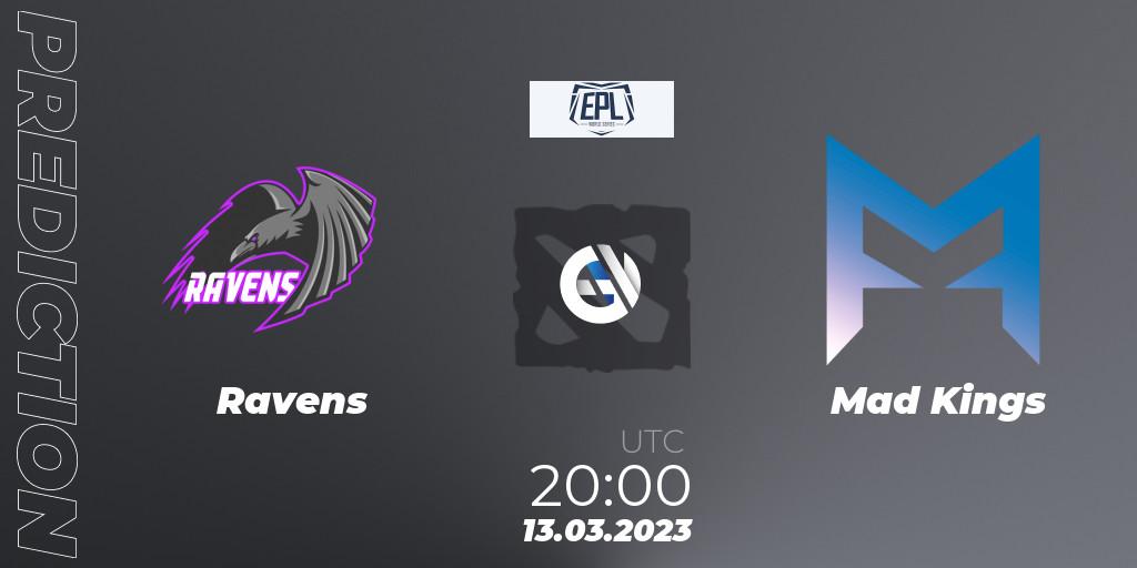 Ravens - Mad Kings: Maç tahminleri. 13.03.2023 at 20:13, Dota 2, European Pro League World Series America Season 4