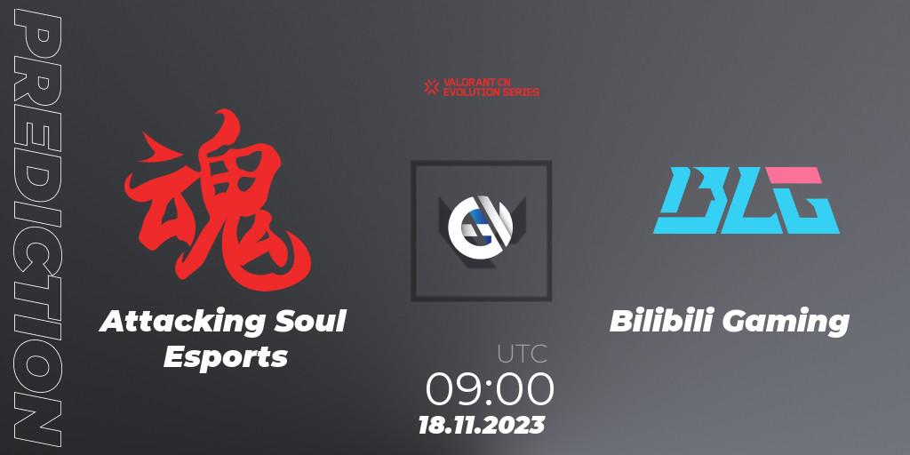 Attacking Soul Esports - Bilibili Gaming: Maç tahminleri. 18.11.23, VALORANT, VALORANT China Evolution Series Act 3: Heritability
