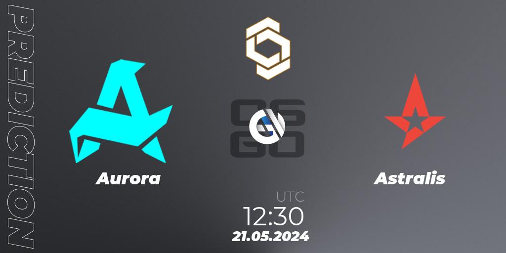 Aurora - Astralis: Maç tahminleri. 21.05.2024 at 12:30, Counter-Strike (CS2), CCT Global Finals