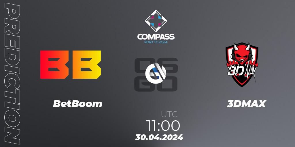 BetBoom - 3DMAX: Maç tahminleri. 30.04.24, CS2 (CS:GO), YaLLa Compass Spring 2024