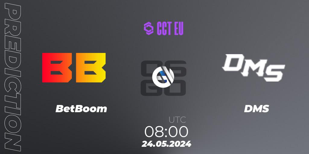 BetBoom - DMS: Maç tahminleri. 24.05.2024 at 08:00, Counter-Strike (CS2), CCT Season 2 European Series #3