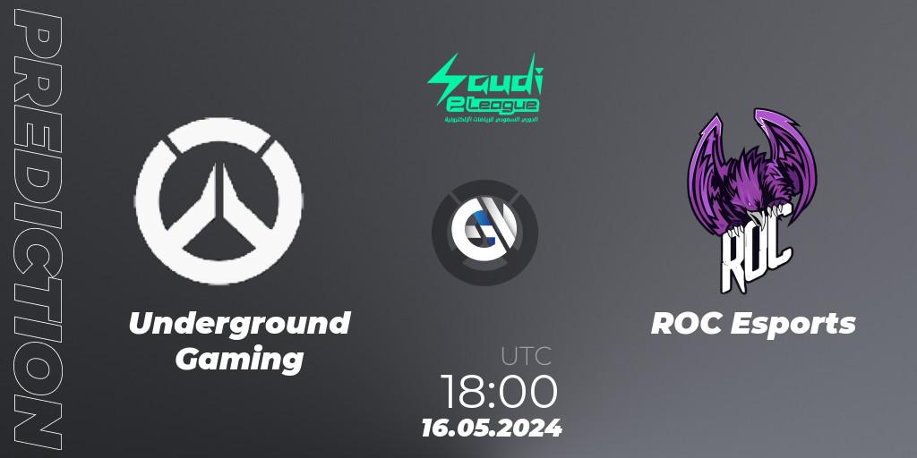 Underground Gaming - ROC Esports: Maç tahminleri. 16.05.2024 at 19:00, Overwatch, Saudi eLeague 2024 - Major 2 Phase 1