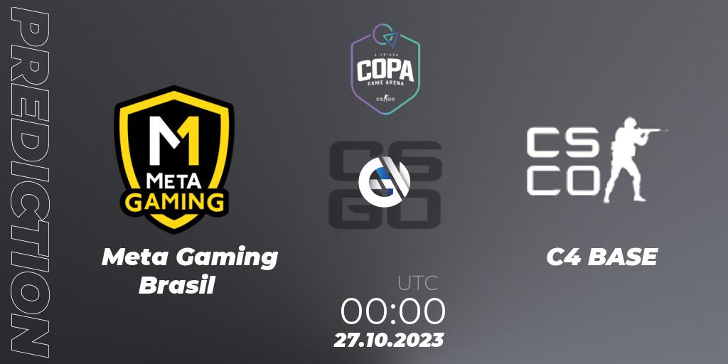 Meta Gaming Brasil - C4 BASE: Maç tahminleri. 26.10.2023 at 20:30, Counter-Strike (CS2), Game Arena Cup 2023 Season 1: Open Qualifier #2