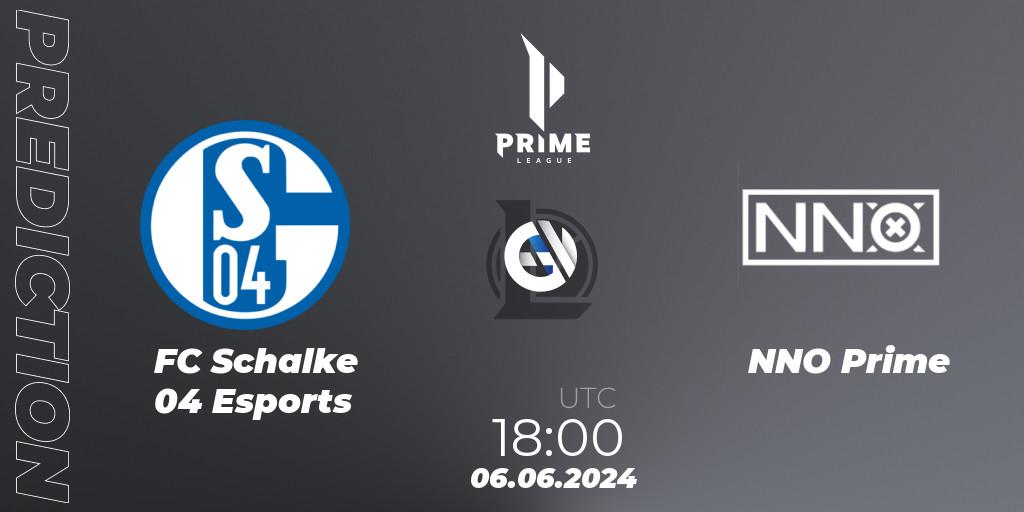 FC Schalke 04 Esports - NNO Prime: Maç tahminleri. 06.06.2024 at 18:00, LoL, Prime League Summer 2024