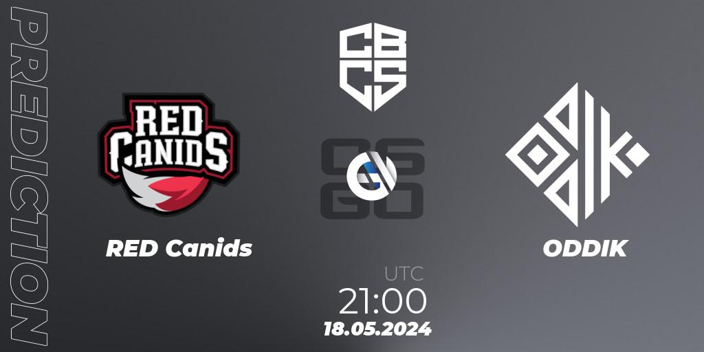RED Canids - ODDIK: Maç tahminleri. 18.05.2024 at 21:00, Counter-Strike (CS2), CBCS Season 4
