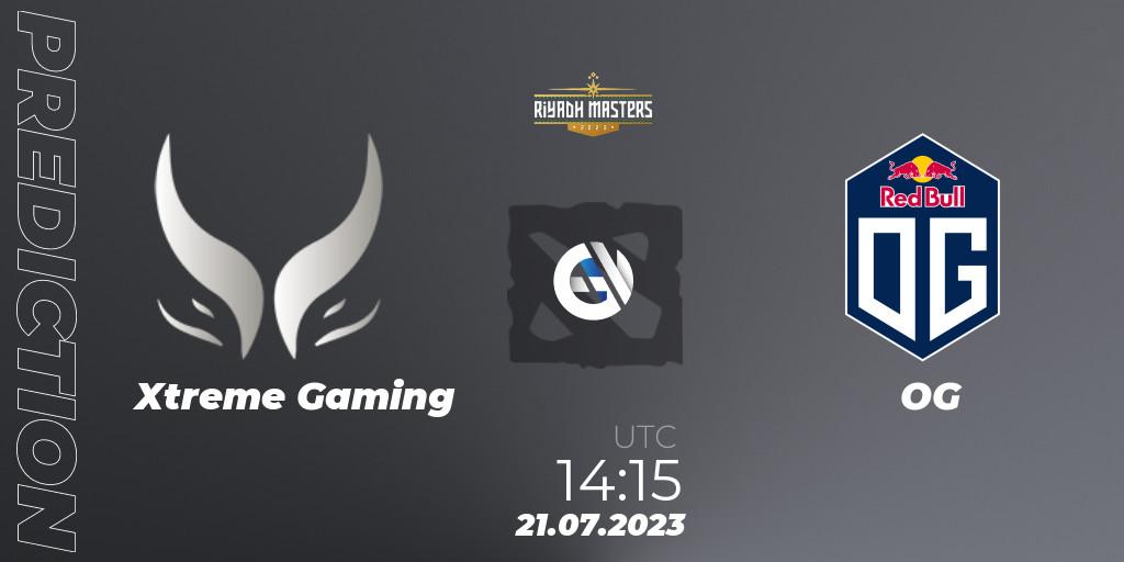 Xtreme Gaming - OG: Maç tahminleri. 21.07.2023 at 14:15, Dota 2, Riyadh Masters 2023 - Group Stage