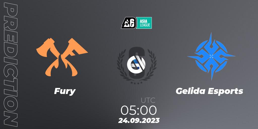 Fury - Gelida Esports: Maç tahminleri. 24.09.2023 at 05:00, Rainbow Six, SEA League 2023 - Stage 2
