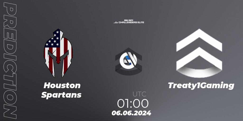 Houston Spartans - Treaty1Gaming: Maç tahminleri. 06.06.2024 at 00:00, Call of Duty, Call of Duty Challengers 2024 - Elite 3: NA