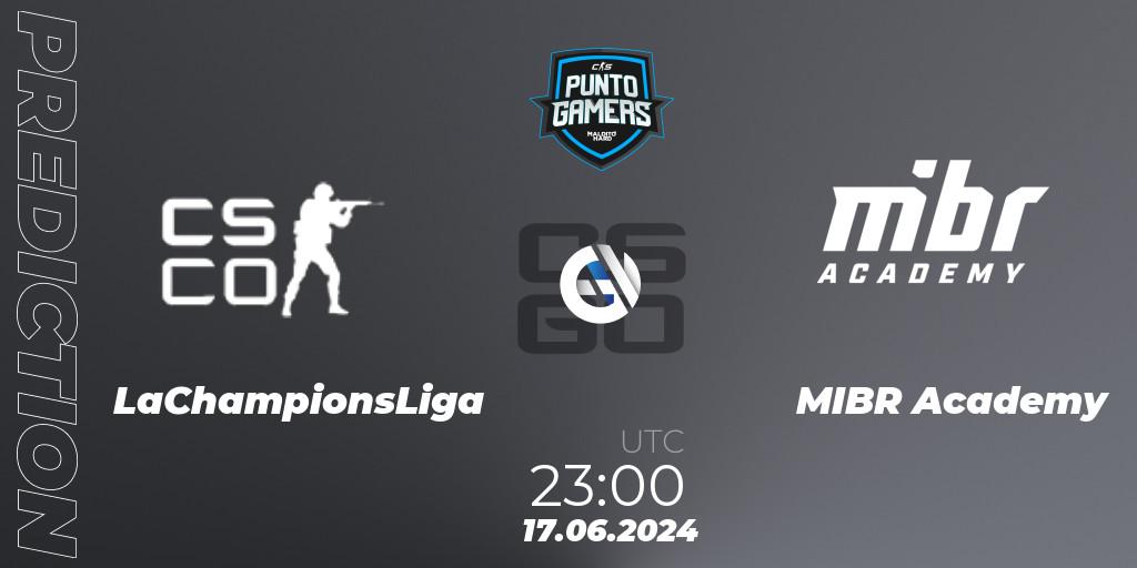 LaChampionsLiga - MIBR Academy: Maç tahminleri. 17.06.2024 at 23:00, Counter-Strike (CS2), Punto Gamers Cup 2024