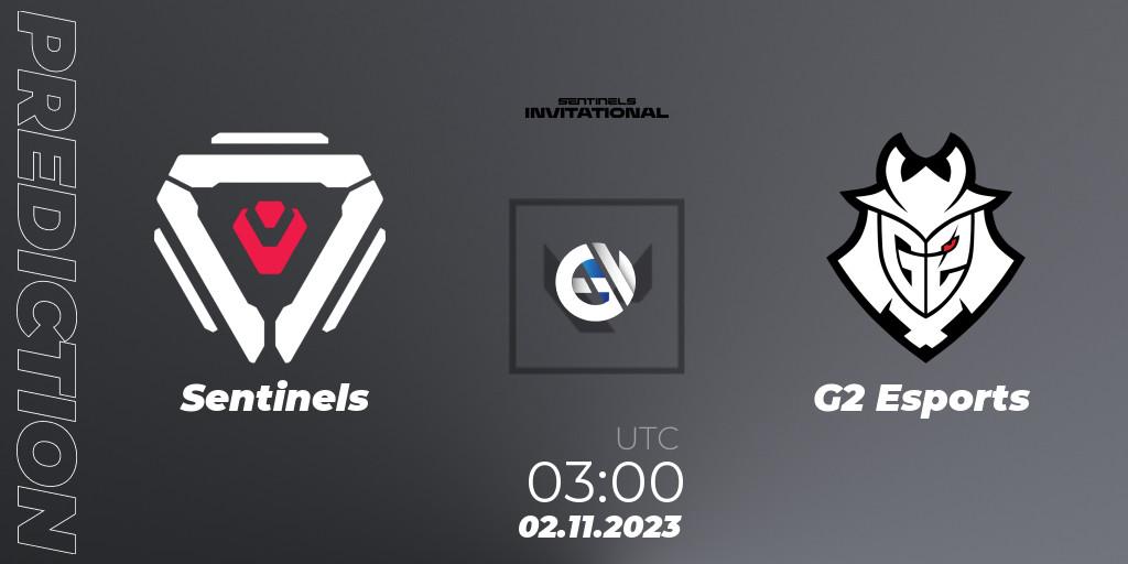 Sentinels - G2 Esports: Maç tahminleri. 02.11.23, VALORANT, Sentinels Invitational