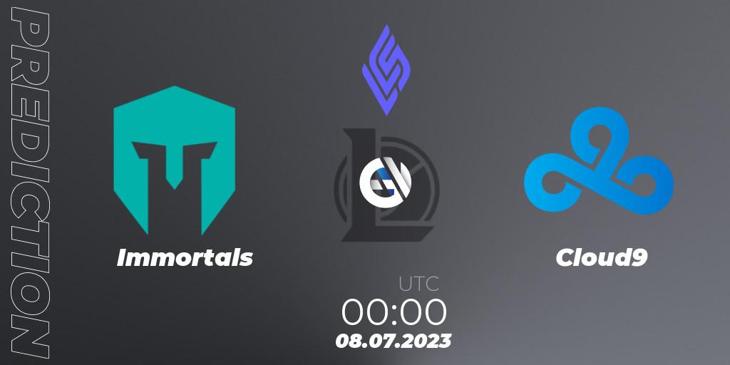 Immortals - Cloud9: Maç tahminleri. 07.07.2023 at 23:00, LoL, LCS Summer 2023 - Group Stage