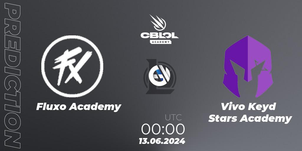 Fluxo Academy - Vivo Keyd Stars Academy: Maç tahminleri. 13.06.2024 at 00:00, LoL, CBLOL Academy 2024