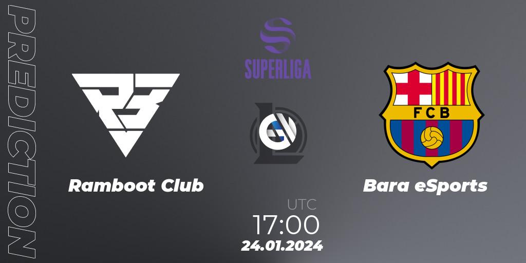 Ramboot Club - Barça eSports: Maç tahminleri. 24.01.2024 at 17:00, LoL, Superliga Spring 2024 - Group Stage