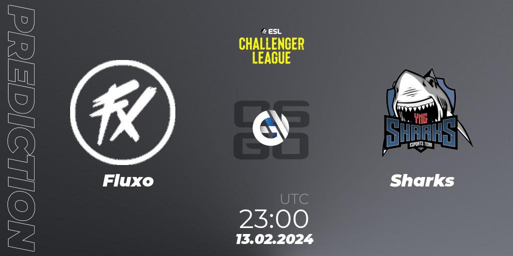 Fluxo - Sharks: Maç tahminleri. 15.02.2024 at 17:00, Counter-Strike (CS2), ESL Challenger League Season 47: South America