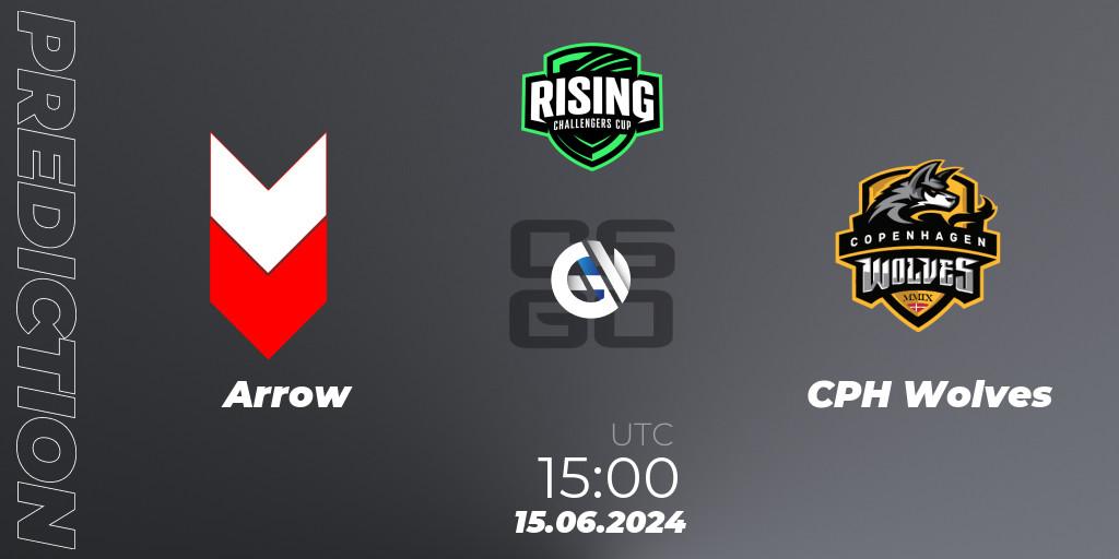 Arrow - CPH Wolves: Maç tahminleri. 17.06.2024 at 15:00, Counter-Strike (CS2), Rising Challengers Cup #1