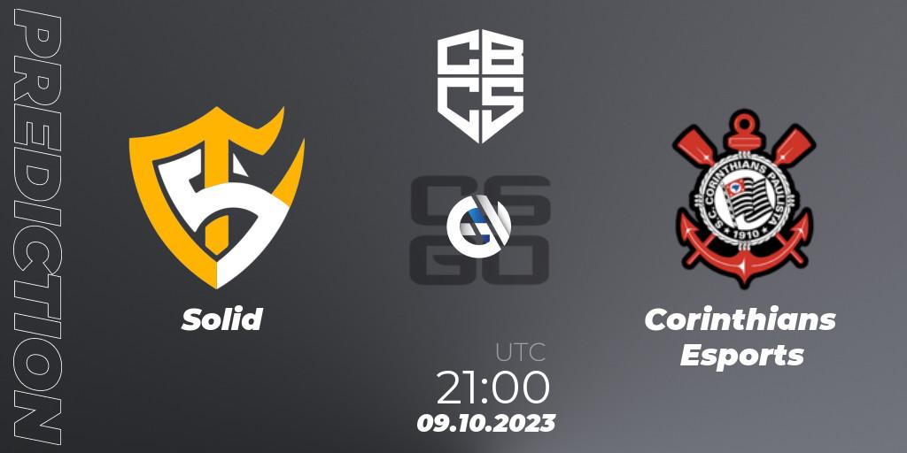 Solid - Corinthians Esports: Maç tahminleri. 09.10.2023 at 21:00, Counter-Strike (CS2), CBCS 2023 Season 3: Open Qualifier #2