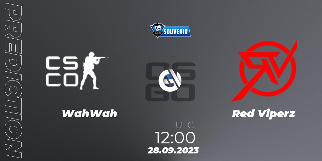 WahWah - Red Viperz: Maç tahminleri. 28.09.2023 at 15:00, Counter-Strike (CS2), Skyesports Souvenir 2023