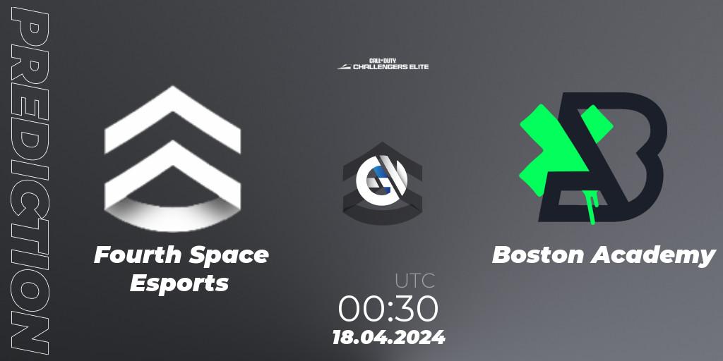 Fourth Space Esports - Boston Academy: Maç tahminleri. 17.04.2024 at 23:30, Call of Duty, Call of Duty Challengers 2024 - Elite 2: NA