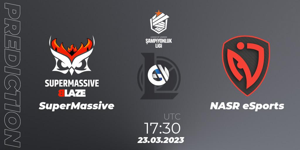 SuperMassive - NASR eSports: Maç tahminleri. 23.03.2023 at 17:30, LoL, TCL Winter 2023 - Playoffs