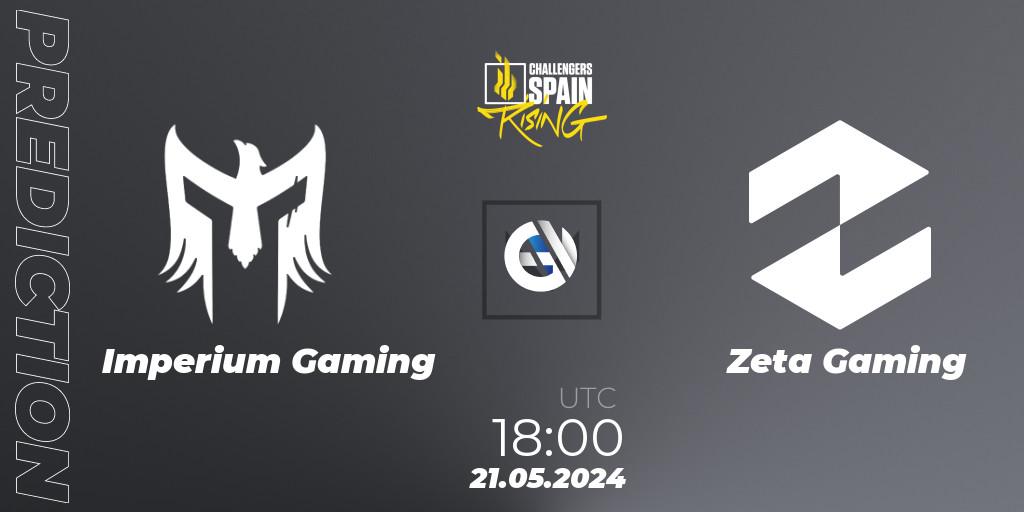Imperium Gaming - Zeta Gaming: Maç tahminleri. 21.05.2024 at 16:00, VALORANT, VALORANT Challengers 2024 Spain: Rising Split 2