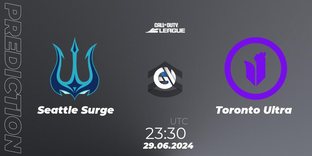 Seattle Surge - Toronto Ultra: Maç tahminleri. 29.06.2024 at 23:30, Call of Duty, Call of Duty League 2024: Stage 4 Major