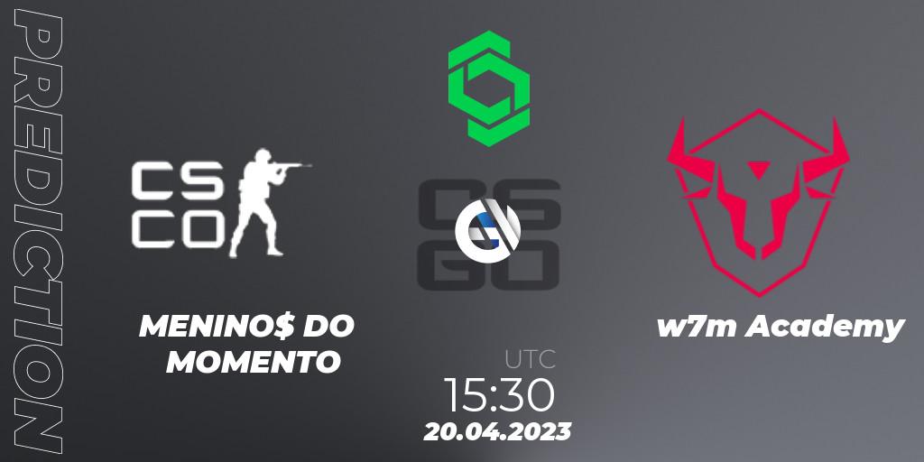 MENINO$ DO MOMENTO - w7m Academy: Maç tahminleri. 20.04.2023 at 15:30, Counter-Strike (CS2), CCT South America Series #7: Closed Qualifier