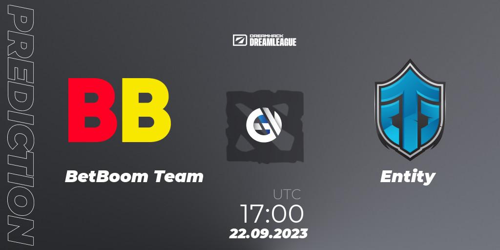 BetBoom Team - Entity: Maç tahminleri. 22.09.2023 at 17:28, Dota 2, DreamLeague Season 21