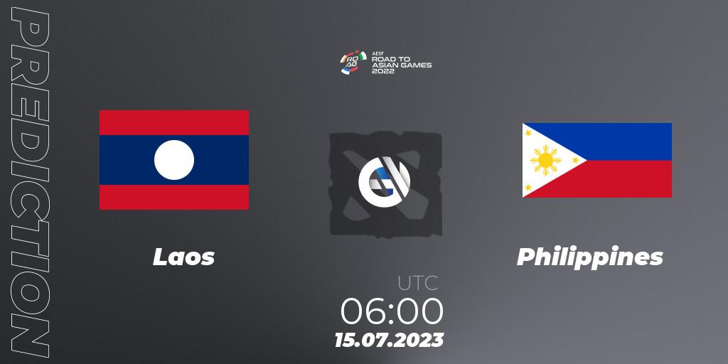 Laos - Philippines: Maç tahminleri. 15.07.2023 at 06:00, Dota 2, 2022 AESF Road to Asian Games - Southeast Asia