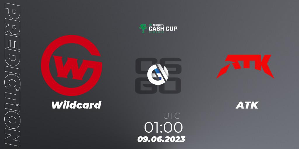 Wildcard - ATK: Maç tahminleri. 09.06.23, CS2 (CS:GO), ESEA Cash Cup Circuit Season 1 Finals