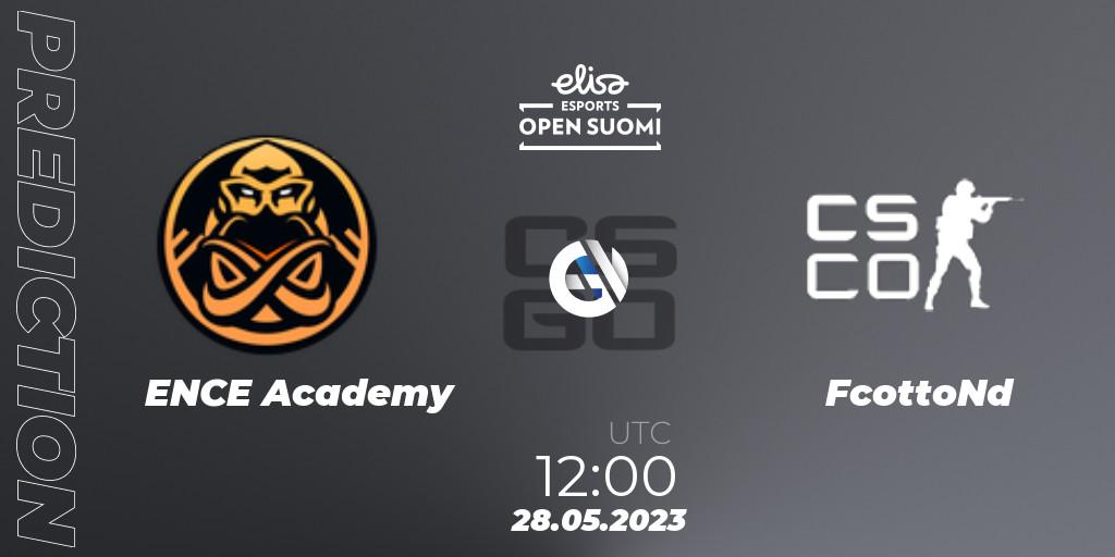 ENCE Academy - FcottoNd: Maç tahminleri. 28.05.2023 at 12:10, Counter-Strike (CS2), Elisa Open Suomi Season 5