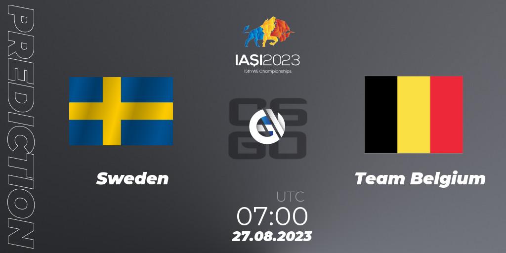 Sweden - Team Belgium: Maç tahminleri. 27.08.2023 at 21:00, Counter-Strike (CS2), IESF World Esports Championship 2023